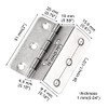 10 Pack 2" Chest Hinges - Nickel, Swing Clear, Expandable