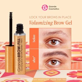 GrandeBROW-FILL Volumizing Brow Gel, Clear