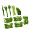 Healifty 1 Set 10pcs Gua Sha Massage Board Scalp Comb