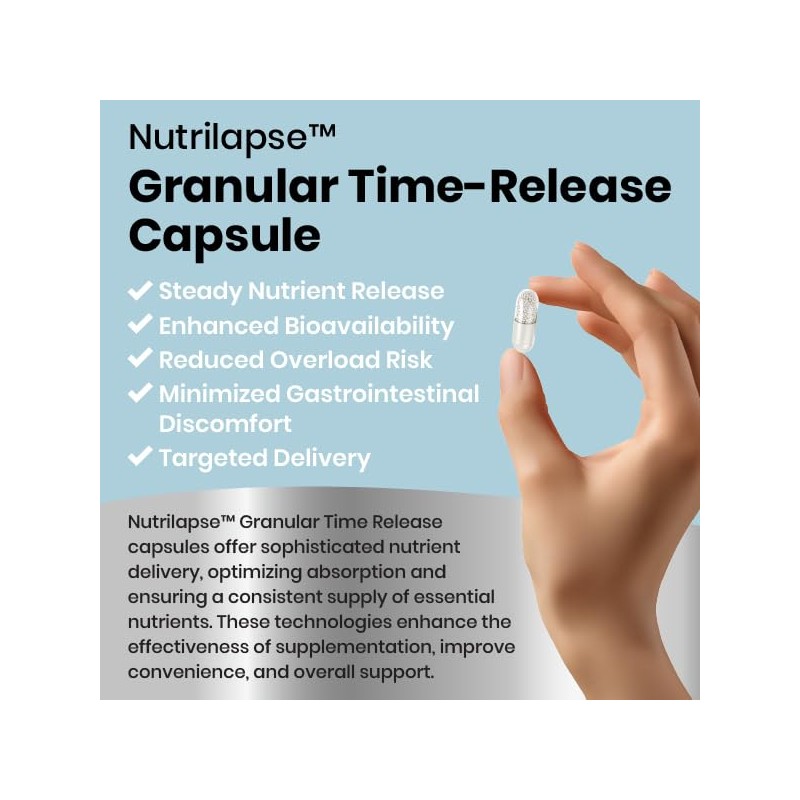 Nutrilapse™ Bio Culture Probiotics Complex, 60 Billion CFU, Granular Slow-Release