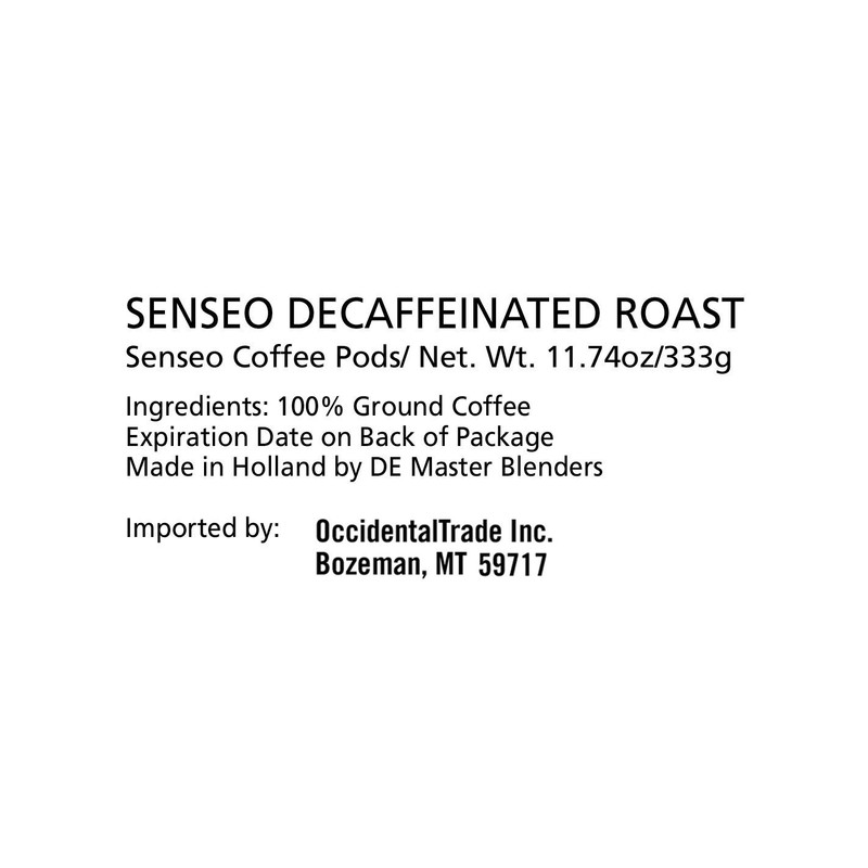 Senseo Decaf Medium Roast Coffee Pods, 2 Packs, 96 Count,