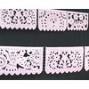 Mexican Banner Flags Light Pink Papel Picado Over 60 feet