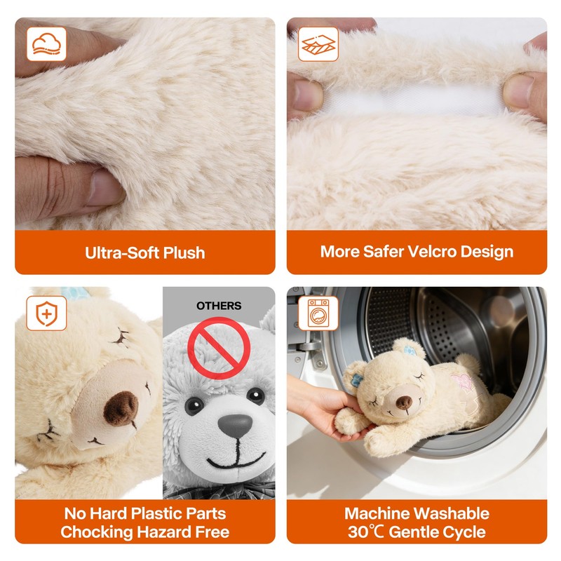 PetPrime Dog Plush Toy with Heartbeat for Puppies – Rechargeable