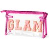 Belanttega Preppy Patch Cosmetic Bag - Summer GLAM Chenille Varsity