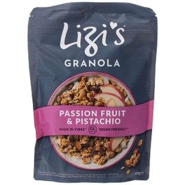 Lizi's Passionfruit Pistachio Granola 400 g (Pack of 4)