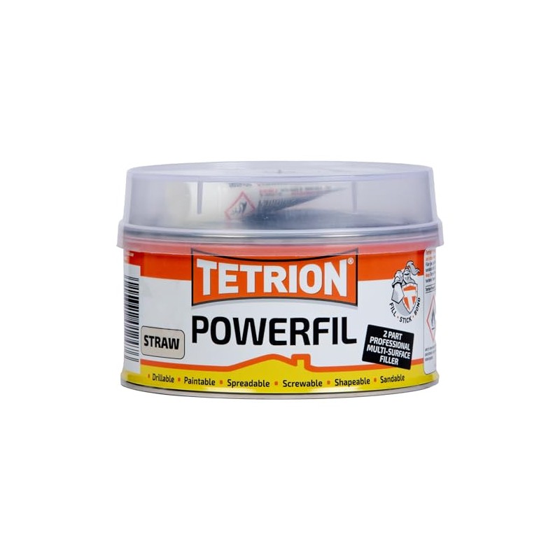 Tetrion PowerFil 2K Filler 250g High-Performance, Ultra-Strong, Fast-Setting Filler for