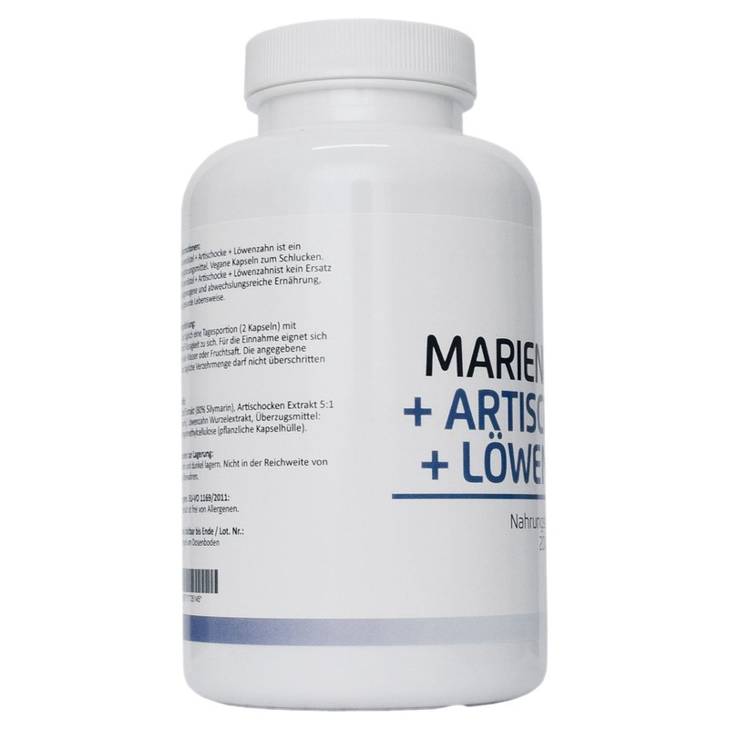 Bergen Milk Thistle Artichoke Dandelion Complex High Dose with 80%