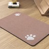 Pet Feeding Mat-Absorbent Dog Mat for Food and Water Bowl-No