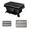 ORALNER Cast Iron Hibachi Grill, Portable Tabletop Grill with Double-Sided