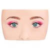 Makeup Practice Face Board 3D Realistic Eye Painting Practice Plastic