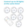 BLS Wireless LED Puck Lights with Remote Control, AA-1030 Battery