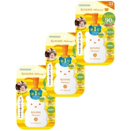 Mummy UV Mild Gel N, 3.5 oz (100 g) x 3 Pack [Isehan] [KISS ME] Gel Type Sunburn Stop Made with Food Ingredients