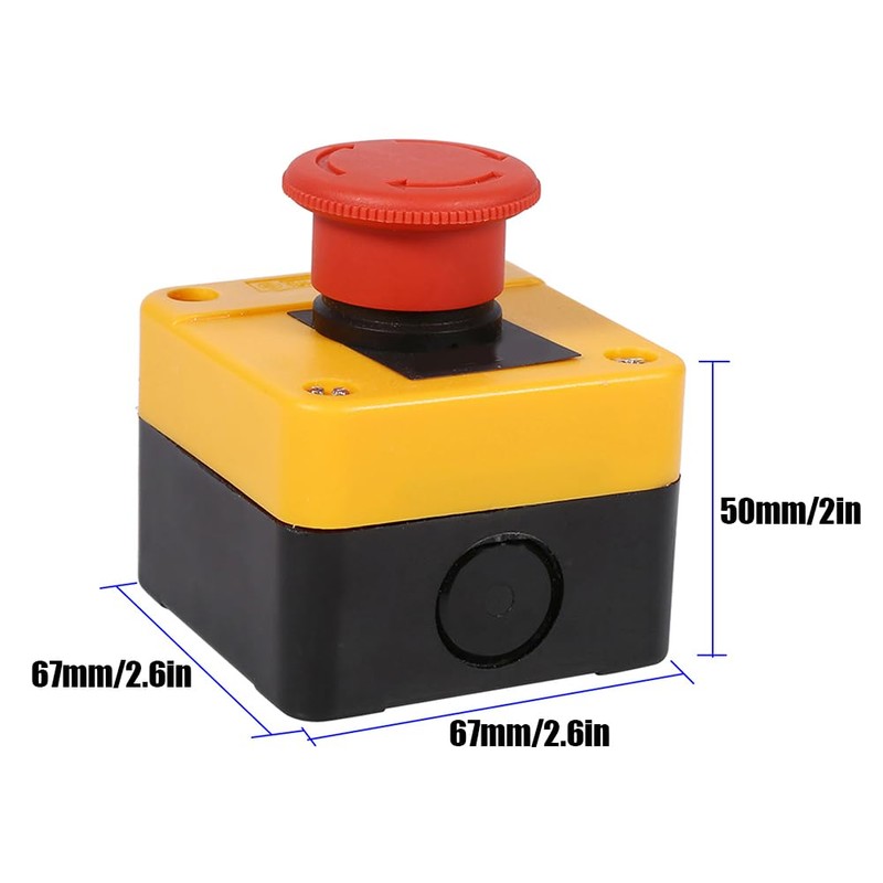 Emergency Switch, Emergency Stop Button, Emergency Stop Switch, Red Sign,