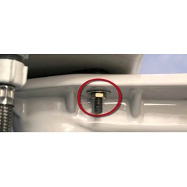 Rocky Mountain Goods Toilet Tank to Bowl Bolts Repair Kit - Universal Brass Bolts with Steel and Rubber Washers Securing Tank To Bowl - Easy DIY Install with Quick Nut Screw Design