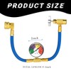 Ohleats R134A Refrigerant Charge Hose Kit, 15.4" R134a AC Refrigerant