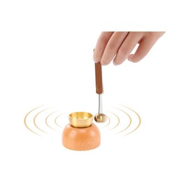 Orin Buddhist Altar, Modern Buddhist Altar, Pet, Public Service, Brass, Beautiful Tone, Mini Base, Buddhist Tools Set, Natural Wood, Fashionable, Portable, Natural