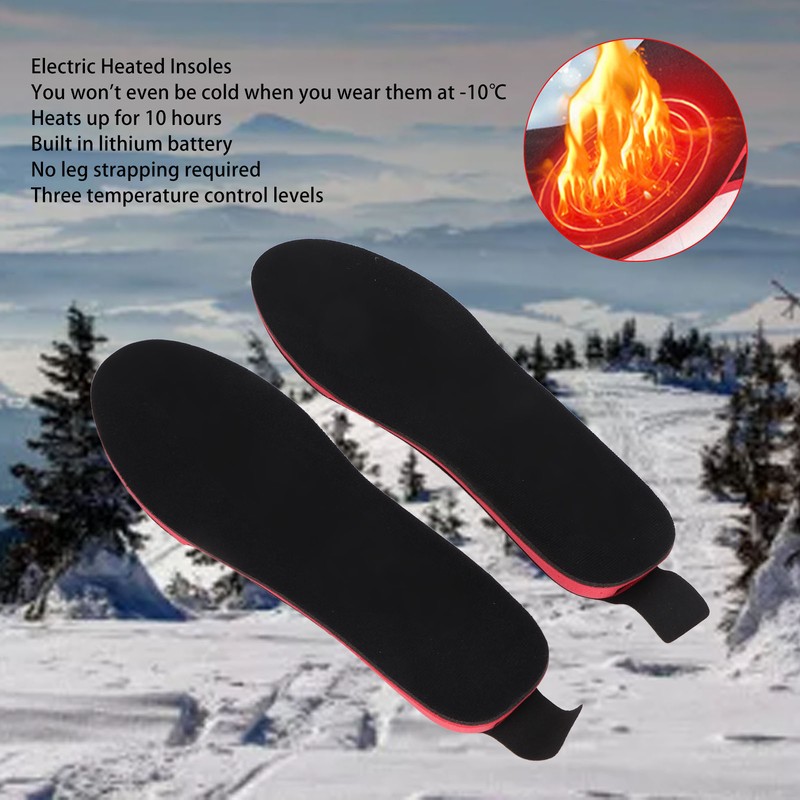 Heated Insoles 3 Speed Wireless Temperature Control Rechargeable Electric Heated
