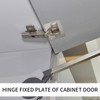 4 Pcs Hinges Repair Brackets, Stainless Steel Hinges Repair Plates,