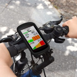 kwmobile Hülle kompatibel mit Garmin Edge 1040/1040 Solar - Silikon GPS Fahrrad Case Schutzhülle - in Schwarz
