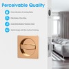 AST Square Pocket Door Lock with Edge Pull, Sturdy Privacy