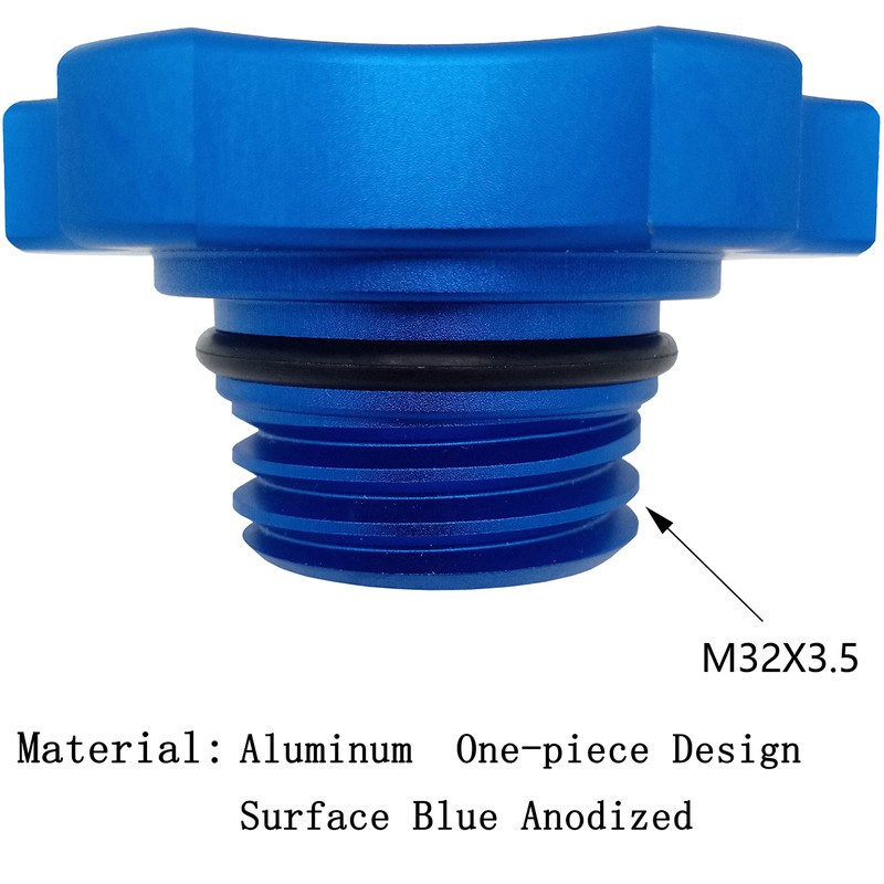 kweiny Engine Oil Filler Cap Aluminum Compatible with Chrysler Dodge