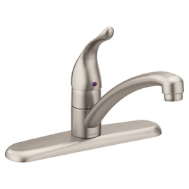 Moen 7425SRS Chateau One-Handle Low Arc Kitchen Faucet, Spot Resist Stainless