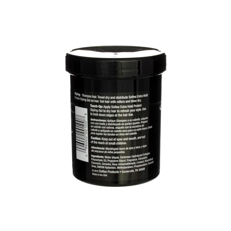 Softee Styling Gel Proteins Extra Hold 8 Oz