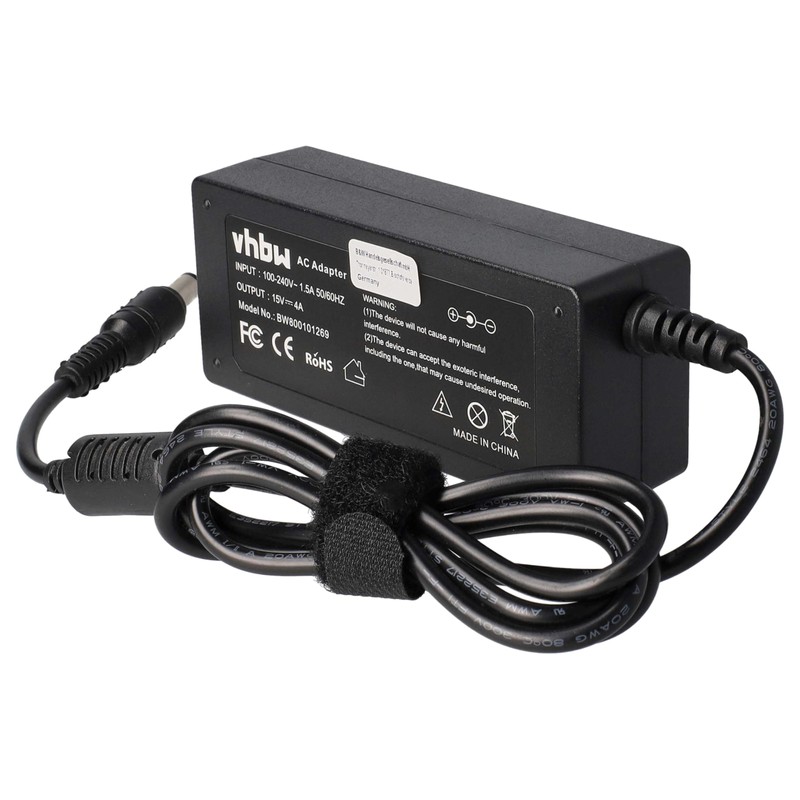vhbw 1x Power Supply Compatible with Toshiba Satellite 300CDS, 305,