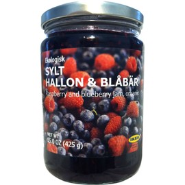 Organic Raspberry and Blueberry Jam - Sylt Hallon & Blabar Ekologisk - Ikea Food