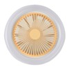 Ceiling Fan Light 30W ABS Housing 9.8in 2 in 1