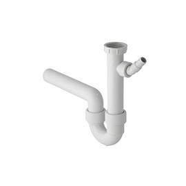 Geberit Sink Flow G1 1/2 x 40 mm Weiss in PP Object Model for A Pool 152713111