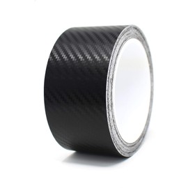 10 Meter (1,39€/Meter) Zierstreifen Auto Motorrad Boot Modellbau Farbauswahl - Finest Folia Dekorstreifen Seitenstreifen Klebestreifen (Carbon Schwarz, 30mm Breite)