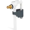 Toilet Cistern Fill Valve, Inlet Valve, Side Supply 1/2" Brass