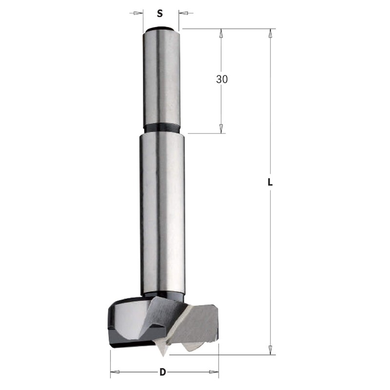 CMT 512.151.31 PUNTA ATT/CILINDRICO F/CERNIERA SP S=10X30 D=15X90 DX