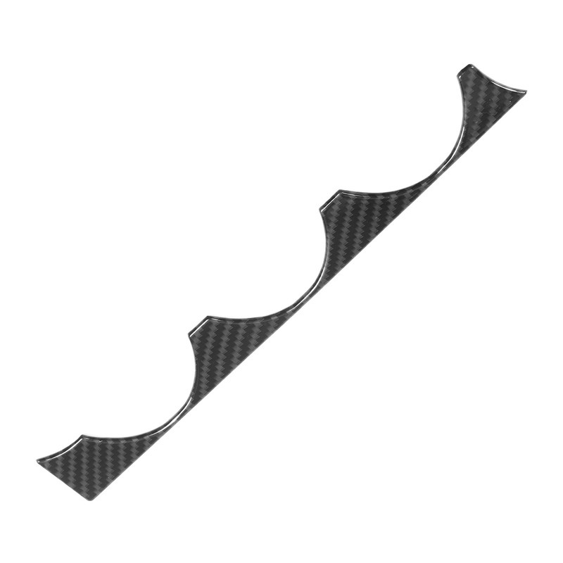 Car Air Conditioning Knob Panel Frame Trim Carbon Pattern Smooth