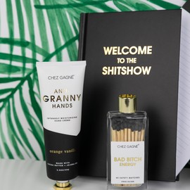 Chez Gagné Intensely Moisturizing Vegan Hand Cream (3.4oz) Jojoba Oil Cocoa Butter- Non-Greasy, Fast-Absorbing, Made In US - Anti-Granny Hands (3.4oz, Orange Vanilla)