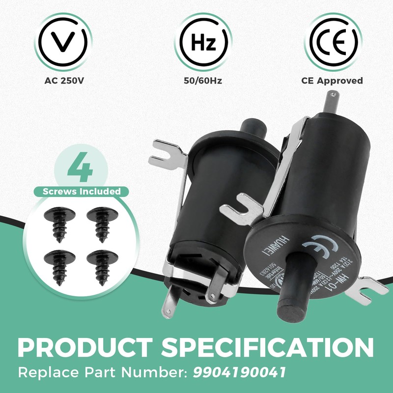 MOOTVGOO 2 Pack Hopper Lid Door Switch Kit Replacement for