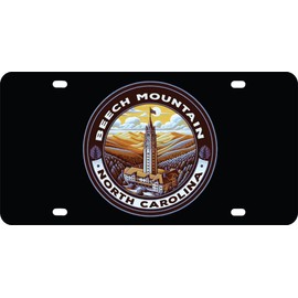 Beech Mountain North Carolina Souvenir Car-Home Decoration Mini Metal License Plate 4.75 x 2.25 inch