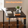 Huuger Folding Desk for Small Spaces, 39.3 Inch Foldable Computer