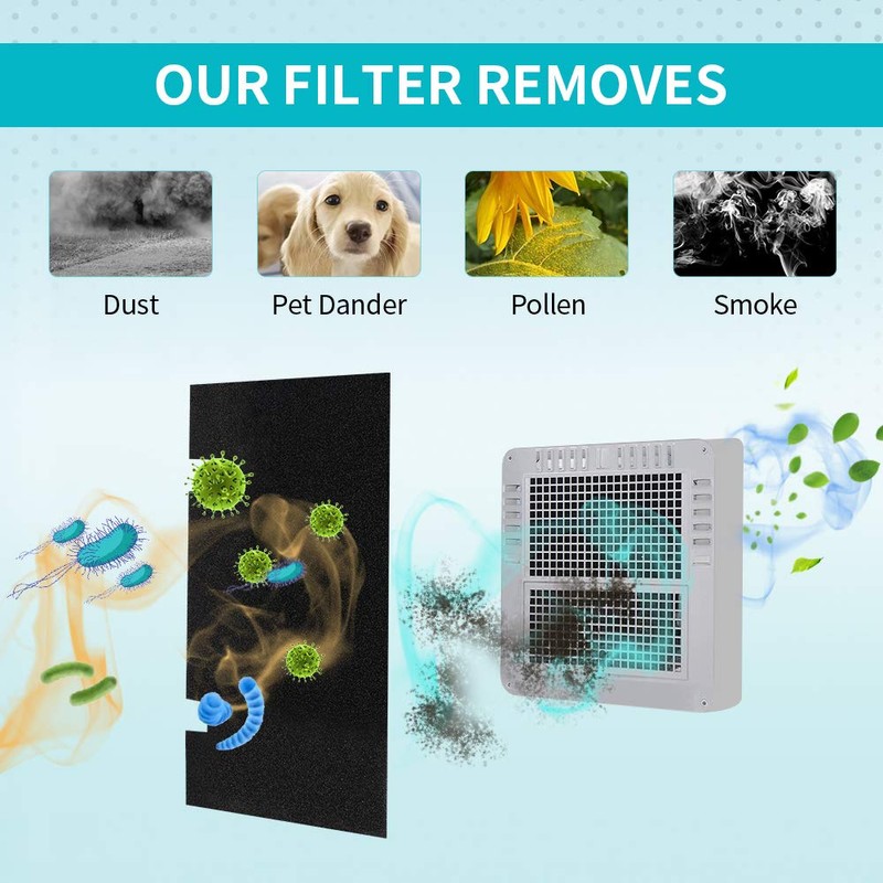 BougeRV RV A/C Air Filters - 4 Pack, Replacement with