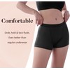 AIRCUTE Washable Women Urinary Incontinence Boxer Brief Underwear Super Absorbent