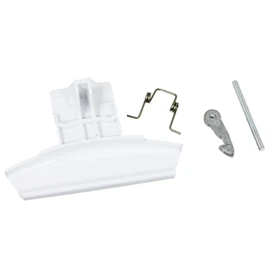 SPARES2GO Door Handle Kit Washing Machine/Washer Dryer compatible with HOTPOINT (White)