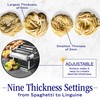Nuvantee Pasta Maker with 7 Adjustable Thickness Settings - 2