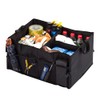 WerkaSi Trunk Organizer Car Basket Storage Tote Organizer Small Black