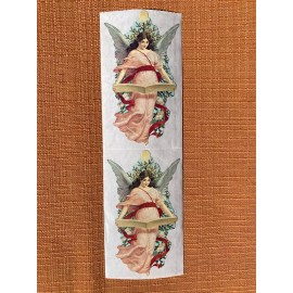 Gifted Line John Grossman Victorian Christmas Angel Creative Gifted John Grossman Stickers - 2 Angels