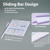 PYEUIFT Pack of 10 Folder Sliders, A4 Sliding Bar Binders,