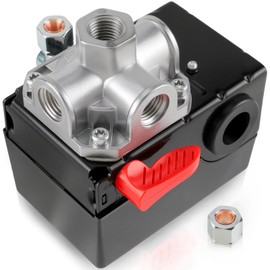 Carbbia Z-D26612 Pressure Switch Z- for Porter Cable 150/120 PSI D26612 4 Port 120 Volt