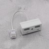 Create idea Telephone Splitter 2 Way BT Phone Socket Adapter