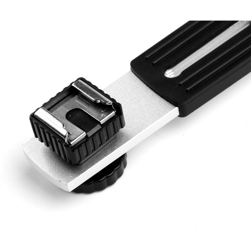 Fotover Horizontal Camera Flash Flashgun Holder Bracket with Hot-Shoe with