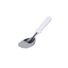 Thunder Group SLTHCS001 Ice Cream Scooper, Total Length 10 inches (25.4 cm), Ice Scoop, Stainless Steel, White